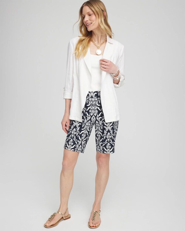 Brigitte 10 Swirl Print Shorts - image 2